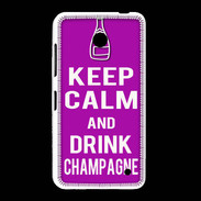 Coque Nokia Lumia 635 Keep Calm Drink champagne Violet