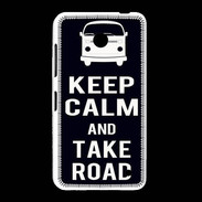 Coque Nokia Lumia 635 Keep Calm Take Road Noir