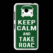Coque Nokia Lumia 635 Keep Calm Take road Vert