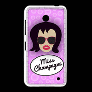 Coque Nokia Lumia 635 Miss Champagne Brune