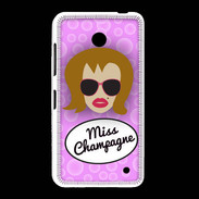 Coque Nokia Lumia 635 Miss Champagne Rousse