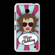 Coque Nokia Lumia 635 Miss Clubbing Chatain