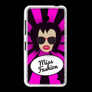 Coque Nokia Lumia 635 Miss Fashion Brune