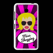 Coque Nokia Lumia 635 Miss Shopping Blonde