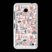 Coque Nokia Lumia 635 Adishatz All Over Rugby YM