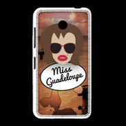 Coque Nokia Lumia 635 Miss Guadeloupe Chatain