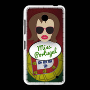 Coque Nokia Lumia 635 Miss Portugal Chatain