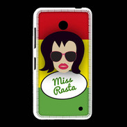 Coque Nokia Lumia 635 Miss Rasta Brune