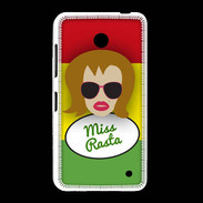 Coque Nokia Lumia 635 Miss Rasta Rousse