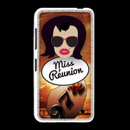 Coque Nokia Lumia 635 Miss Réunion Brune