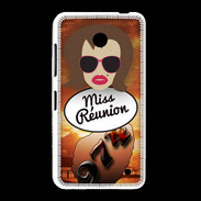 Coque Nokia Lumia 635 Miss Réunion Chatain