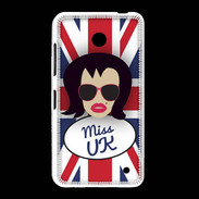 Coque Nokia Lumia 635 Miss UK Brune