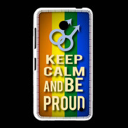 Coque Nokia Lumia 635 Keep Calm and Be Proud mens Gay
