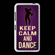 Coque Nokia Lumia 635 Keep Calm and Dance Violet