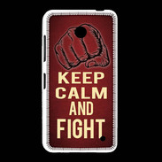 Coque Nokia Lumia 635 Keep Calm and Fight Rouge