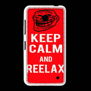 Coque Nokia Lumia 635 Keep Calm and Reelax Rouge