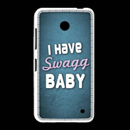 Coque Nokia Lumia 635 I have Swag bleu ZG