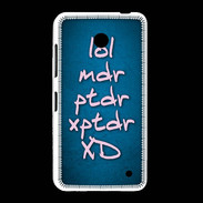 Coque Nokia Lumia 635 LOL MDR bleu ZG