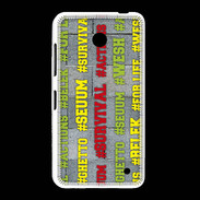Coque Nokia Lumia 635 Wesh Vert Jaune