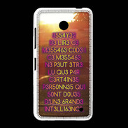 Coque Nokia Lumia 635 Message codé ZG