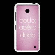 Coque Nokia Lumia 635 Boulot Apéro Dodo Rose ZG