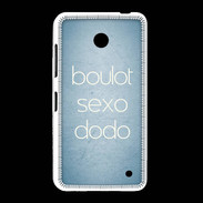 Coque Nokia Lumia 635 Boulot Sexo Dodo Bleu ZG