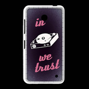 Coque Nokia Lumia 635 In DJ We trust Rouge ZG