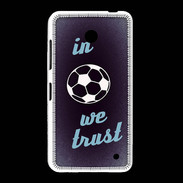 Coque Nokia Lumia 635 In Soccer We trust Bleu ZG