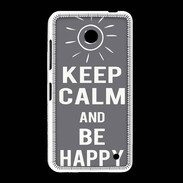 Coque Nokia Lumia 635 Keep calm Be Crazy Gris