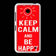 Coque Nokia Lumia 635 Keep calm Be Crazy Rouge
