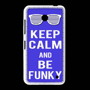 Coque Nokia Lumia 635 Keep Calm Funky Bleu