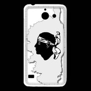 Coque Huawei Y550 Carte de la Corse avec tête 5