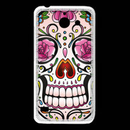 Coque Huawei Y550 Tête de mort design et coloré