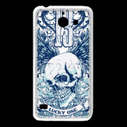 Coque Huawei Y550 Tête de mort Lucky One 13