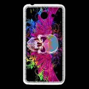 Coque Huawei Y550 Tête de mort design et colorée