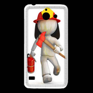 Coque Huawei Y550 Je suis Pompier