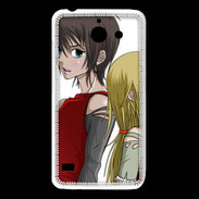 Coque Huawei Y550 Cute Boy and Girl