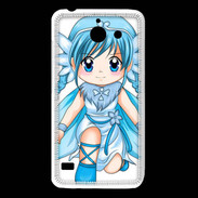 Coque Huawei Y550 Chibi style illustration of a Super Heroine