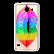 Coque Huawei Y550 Bouche Arc en Ciel