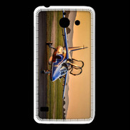 Coque Huawei Y550 Alfa Jet au couché de soleil