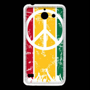 Coque Huawei Y550 Rasta Peace and Love 15
