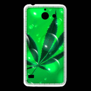 Coque Huawei Y550 Cannabis Effet bulle verte