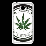 Coque Huawei Y550 Grunge stamp with marijuana leaf