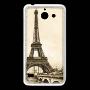 Coque Huawei Y550 Tour Eiffel Vintage en noir et blanc