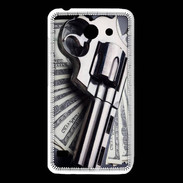 Coque Huawei Y550 Arme et Dollars