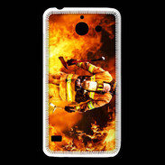 Coque Huawei Y550 Pompiers Soldat du feu 2