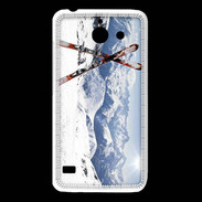 Coque Huawei Y550 Paire de ski en montagne