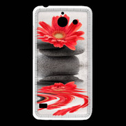 Coque Huawei Y550 Fleurs et galet