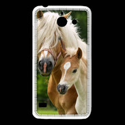 Coque Huawei Y550 Cheval et poulain