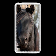 Coque Huawei Y550 Tête de cheval noir